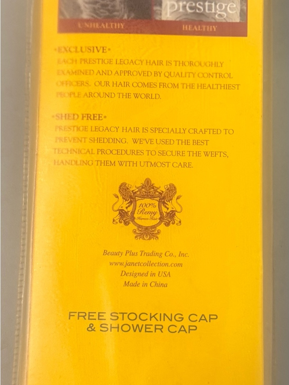 Janet collection. Remy prestige. 100% human hair. 28 piece - Picture 2 of 5